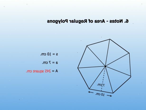 Sådan at beregne arealet af en polygon. Brug af koordinaterne til knudepunkter for at finde det område af irregulære polygoner.
