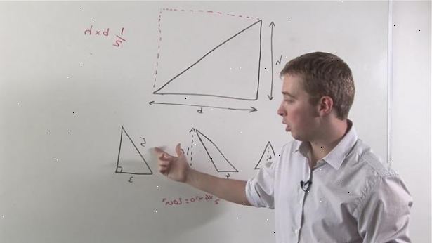 Hvordan man beregner arealet af en trekant. Sørg for at denne metode er relevant for din trekant.