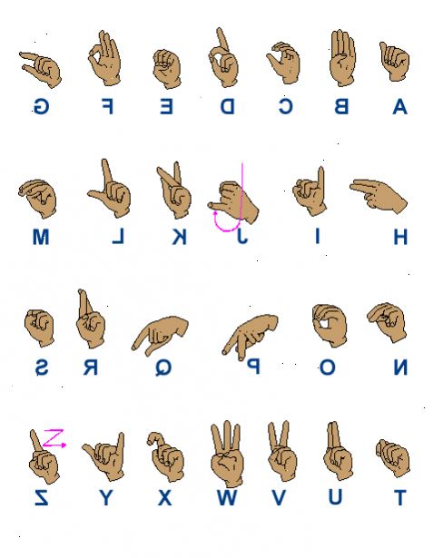 Hvordan til at lære amerikansk tegnsprog. Vide, hvor til at holde dine hænder.