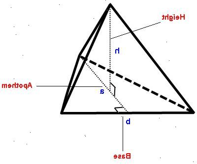 Hvordan man beregner mængden af ​​en pyramide. Identificer længden og bredden af basen.