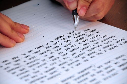 Sådan skriver hurtigere. Note:. Disse trin og tips blev skrevet primært til notatskrivning og stenografi anvendelser.