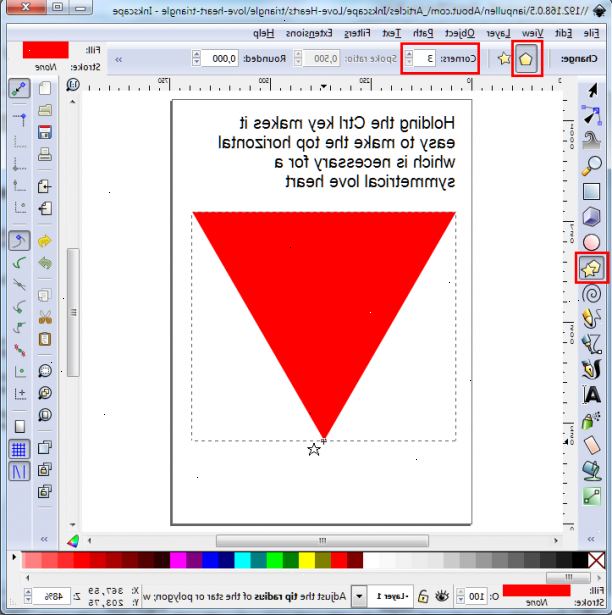 Sådan at tegne en ligesidet trekant. Brug en lineal til at tegne en linje segment af en passende længde.